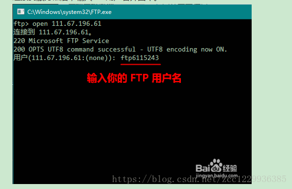 怎样在命令行中使用FTP_服务器_03