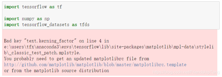 ModuleNotFoundError: No Module Named ‘tensorflow_datasets ...