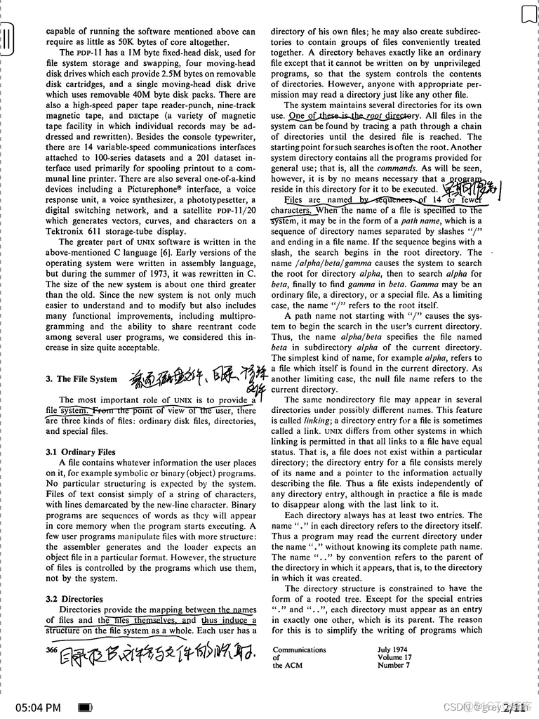 1601_读Dennis M. Ritchie and Ken Thompson的The UNIX TimeSharing System_Unix分时复用系统_unix_02