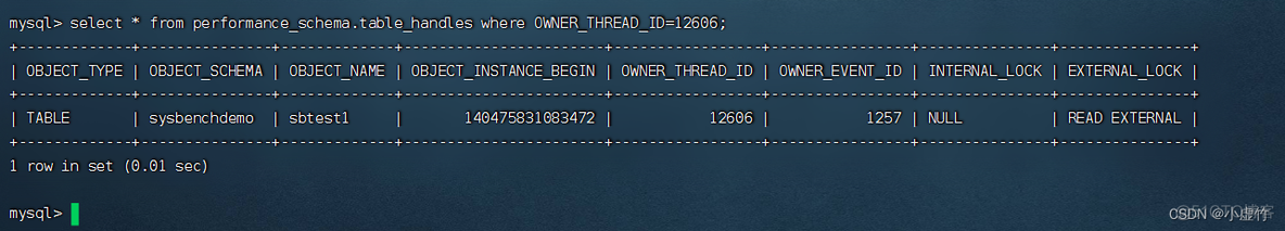 【第27天】SQL进阶-查询优化- performance_schema系列实战三：锁问题排查（表级锁）（SQL 小虚竹)_数据库_14