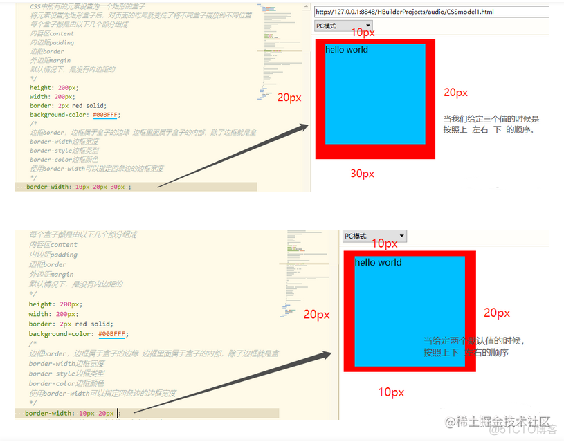 CSS box model ：盒子模型_盒模型_04