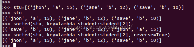 python sorted函数以及operator.itemgetter函数_python_04