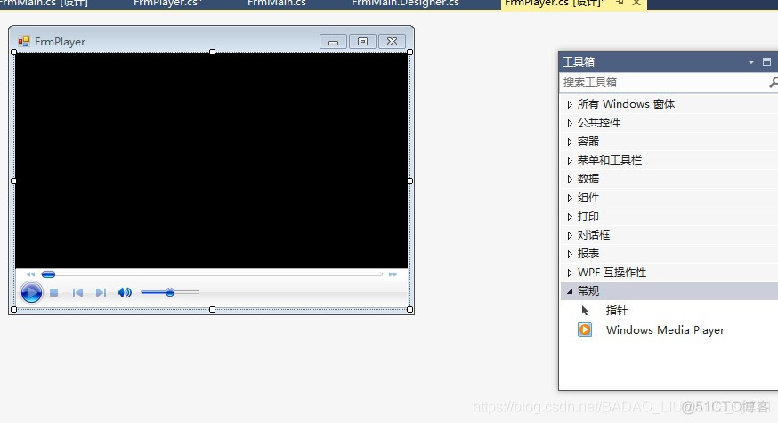 C#中实现视频播放器窗体程序(附源码下载)_ide_05