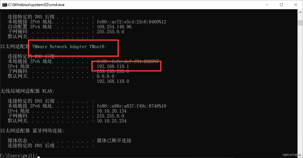 VMWare虚拟机局域网网络配置，主机访问虚拟机上的网站（端口映射）_NAT_05