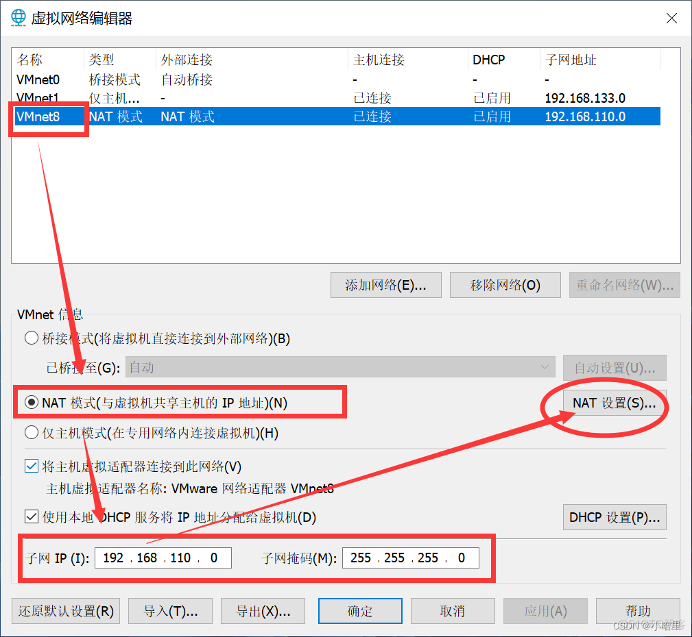 VMWare虚拟机局域网网络配置，主机访问虚拟机上的网站（端口映射）_IP_09