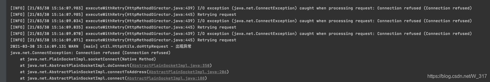 解决java.net.ConnectException: Connection ref_.net