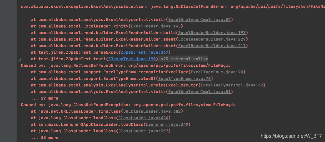 java lang ClassNotFoundException  org.apache.poi.xssf.usermodel