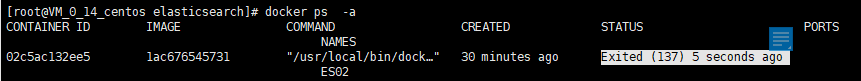 docker启动容器后容器状态为Exited (137) 5 seconds ago_后台运行