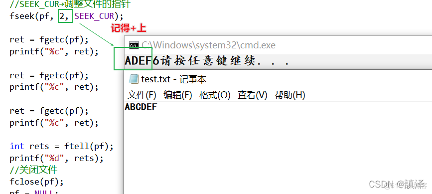   【C语言】文件的随机读写。_读文件_06