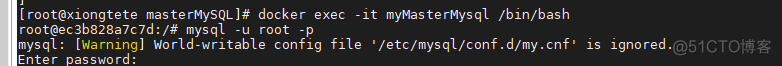 [Warning] World-writable config file ‘/etc/mysql/conf.d/my.cnf‘ is ignored._mysql主从