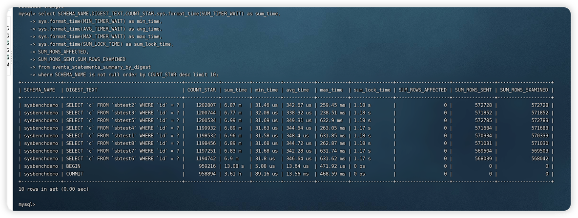 【第29天】SQL进阶-查询优化- performance_schema系列实战四：查看最近的SQL执行信息（SQL 小虚竹)_数据库_04