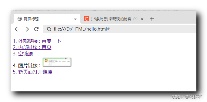 【HTML】HTML 标签 ③ ( 链接标签 | 注释标签 )_注释标签_05