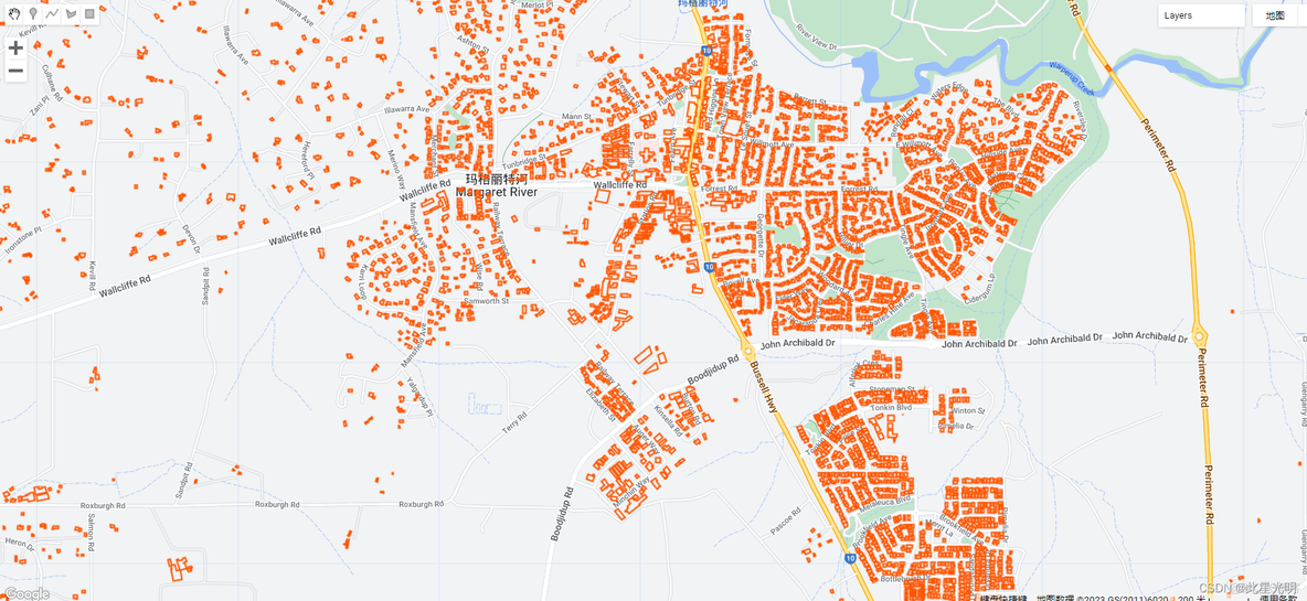 Google Earth Engine（GEE）——全球建筑物数据集（MSBuildings数据集）包含微软7.77忆建筑物_gee