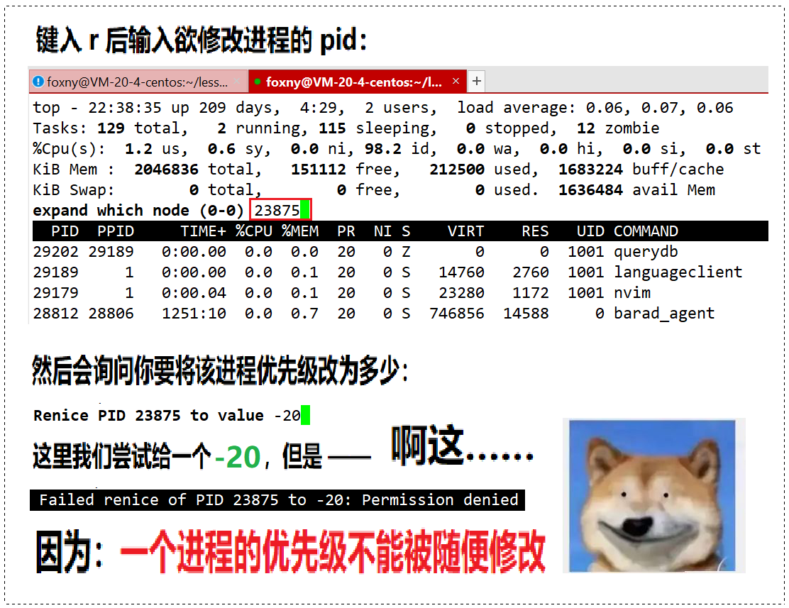 【Linux】进程优先级 | 进程的切换 | 环境变量详解_服务器_18