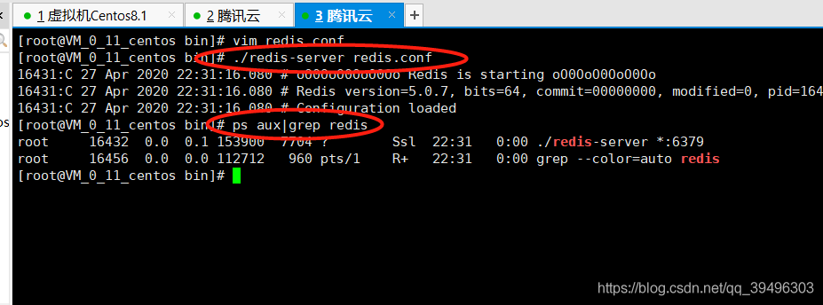 linux安装redis并且设置开机自启动_Redis_09