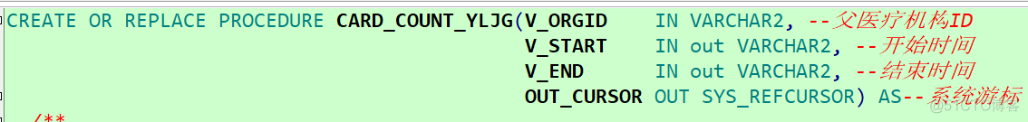 exception PLS-00103: Encountered the symbol "(" when expecting one of the following:_ORACLE_02