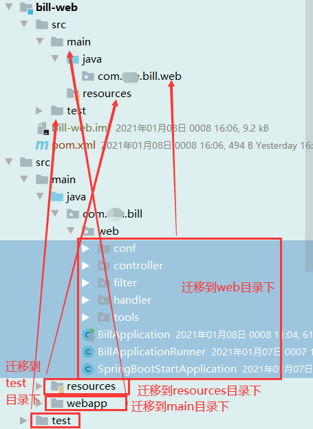 springboot 多模块分层开发、改造（搭建、运行、打包）_xml_47