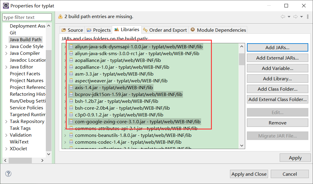 eclipse 快速lib目录下jar包批量导入项目_maven_06