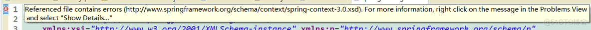 eclipse Referenced file contains_spring