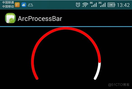 [转]弧形进度条（动画版）_移动开发