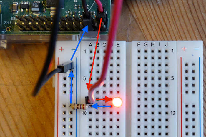 树莓派新手入门教程 - node下使用gpio_js脚本_05