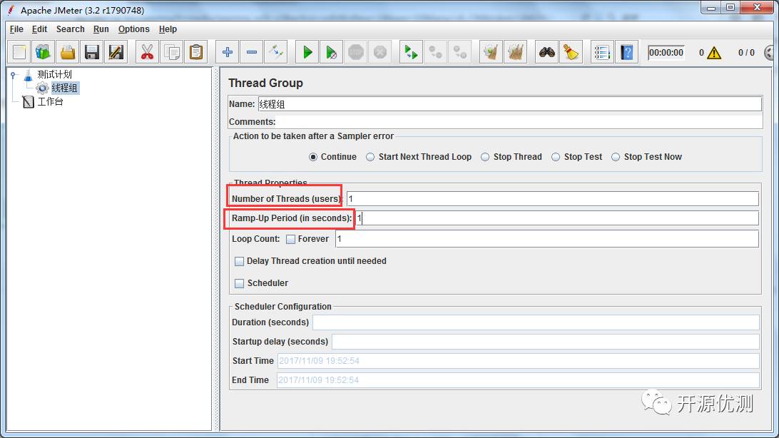 说一说jmeter Thread Group中Number of Threads（Users）和Ramp-Up Period用法_java_02