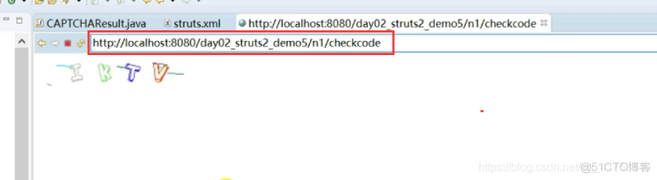 Java三大框架SSH_002_04之Struts2：配置文件result元素-自定义验证码结果类型、优化自定义结果类型、全局视图和局部视图、自定义结果类型（type类型）_验证码_15
