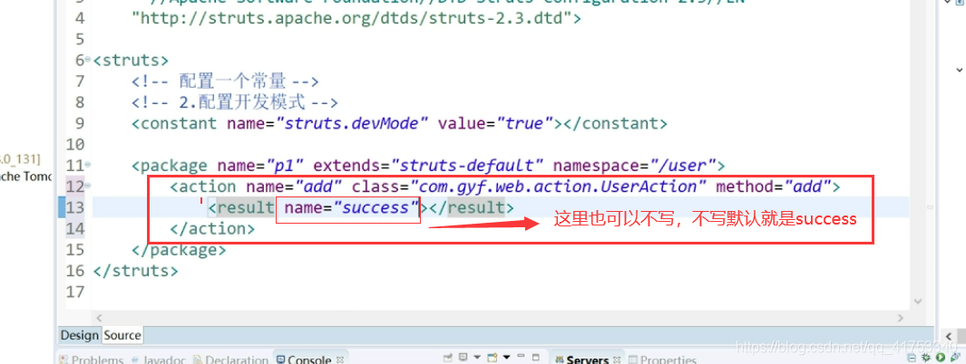 Java三大框架SSH_002_02之Struts2：配置文件action元素-默认的动作类、default-class-ref、配置文件Action元素-通配符_配置文件_28