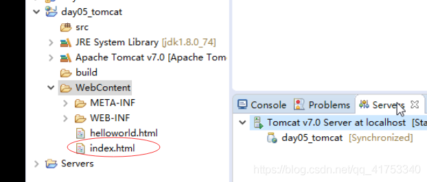 javaEE005.02 Tomcat修改端口号、手动部署项、如何把项目部署到Tomcat中的原理（http://localhost:8080）_项目部署到Tomcat中_43