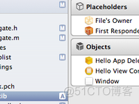 xcode4.2中使用xib来运行hello world (MainWindow.xib)_bc