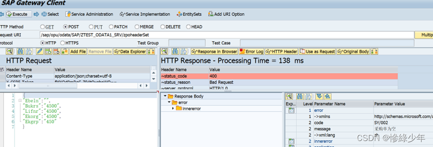 SAP ABAP Odata_数据_29