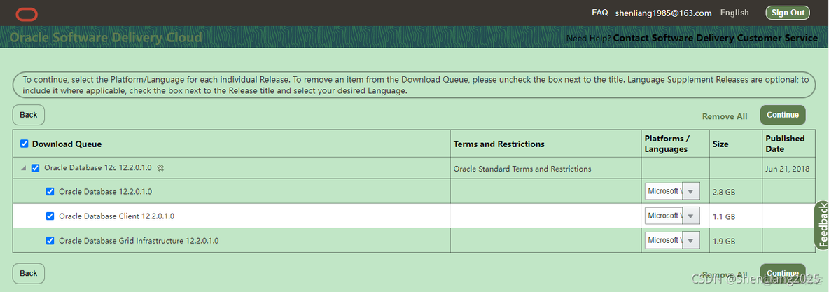 下载安装oracle旧版本oracle 12c的详细步骤_官网_03