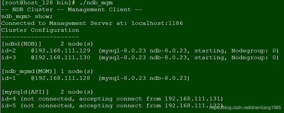 Mysql8 NDB集群二进制方式免安装配置图解_数据_14