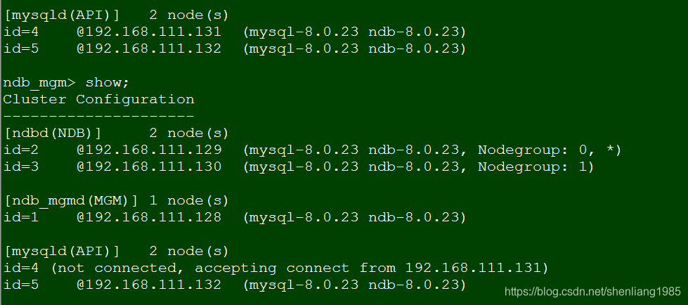 Mysql8 NDB集群二进制方式免安装配置图解_mysql_22