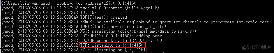 Linux/Windows下快速搭建和配置NSQ_sql_03