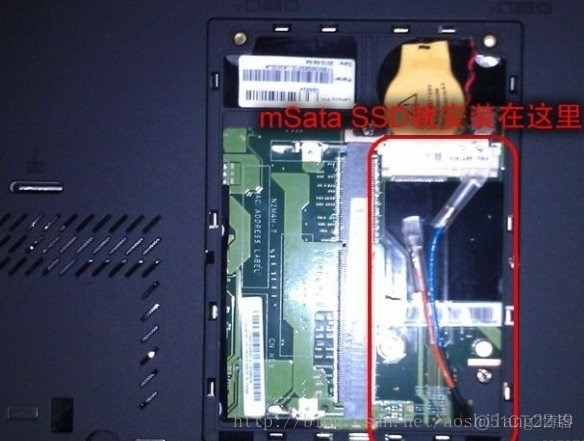 联想T430 安装msata接口的SSD固态硬盘_msata_05