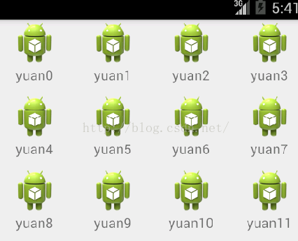 Android-GridView （Simpleadapter）_gridView