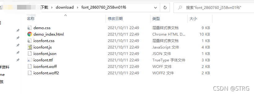 vue之iconfont图标使用（下载到本地）_css_02