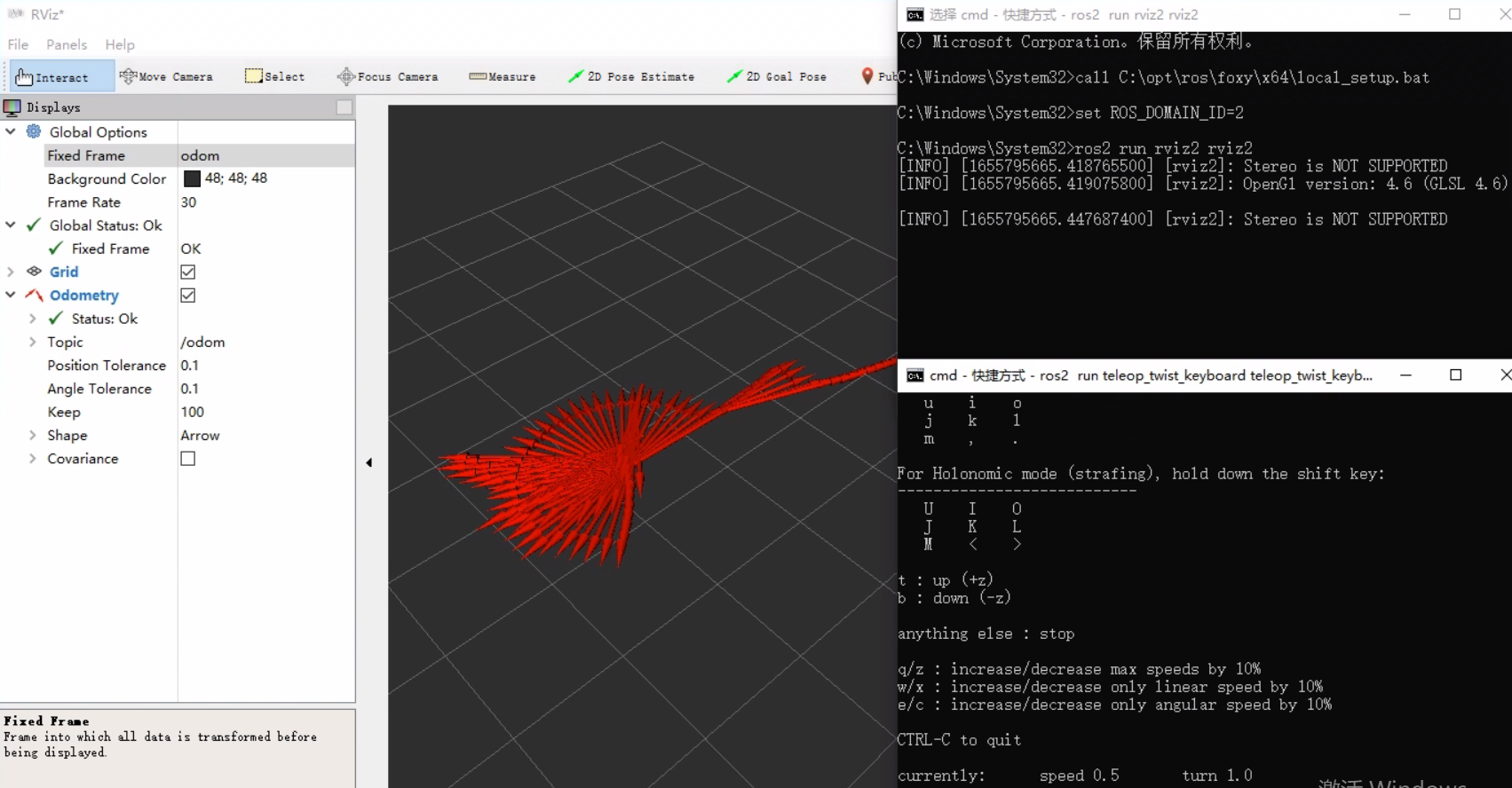 ros2与windows入门教程-使用rviz2_cmd命令