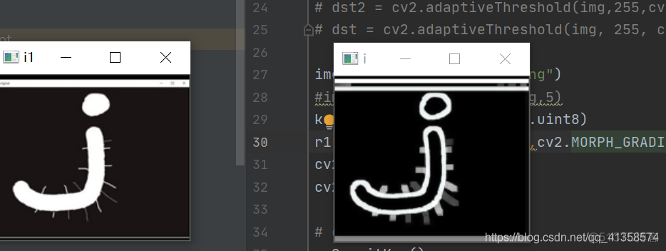 【学习笔记】opencv的python接口 形态学操作 腐蚀 膨胀 通用形态学函数_opencv_04