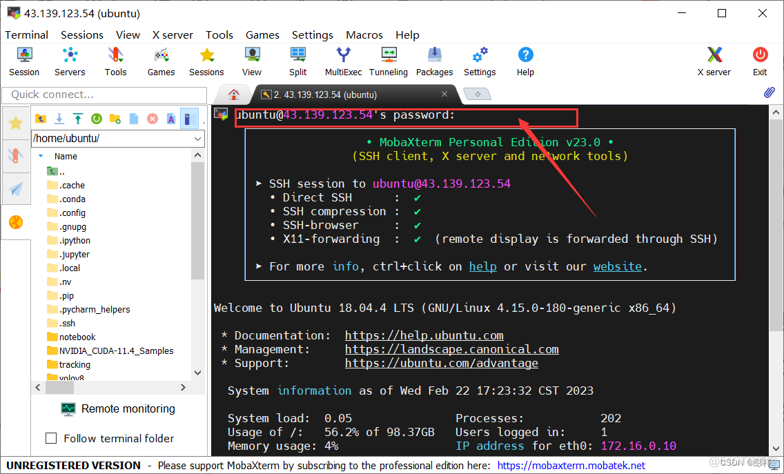 MobaXterm安装与使用_ssh_05