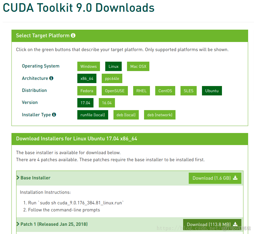 ubuntu18.04安装tensorflow-gpu 驱动gtx1060+CUDA Toolkit 9.0+ CUDNN 7.0+libcupti+配置+安装tensorflow-gpu+测试_linux_02