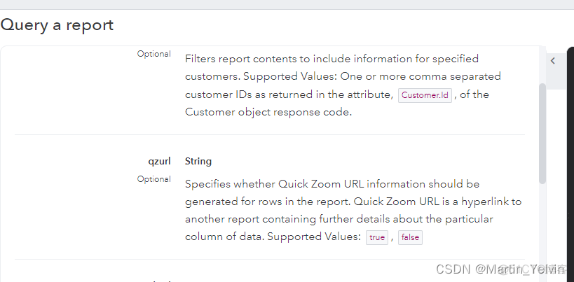 QuickBooks profitandloss report 获取Not Specified 详情_获取数据