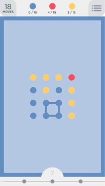 Codeforces Round #290 (Div. 2)  B. Fox And Two Dots_i++