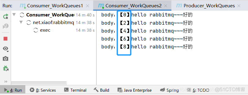 RabbitMQ消息中间件（三）：工作模式之工作队列（Work queues）_maven_05
