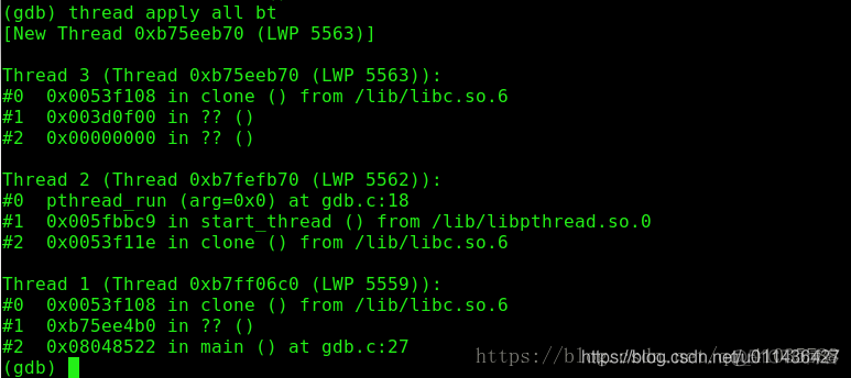GDB多进程和多线程的调试方法：简单_GDB_11