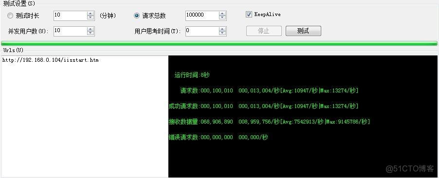 分享一个.NET实现的简单高效WEB压力测试工具_Web_03