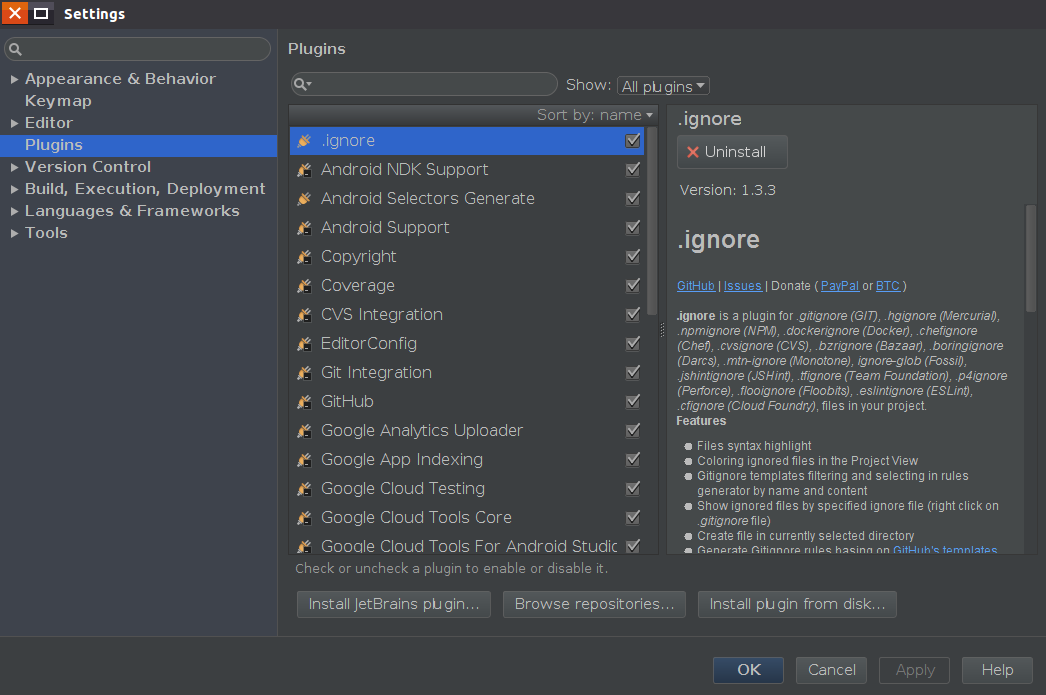 android studio 插件 gradle view 查看gradle依赖树_eclipse