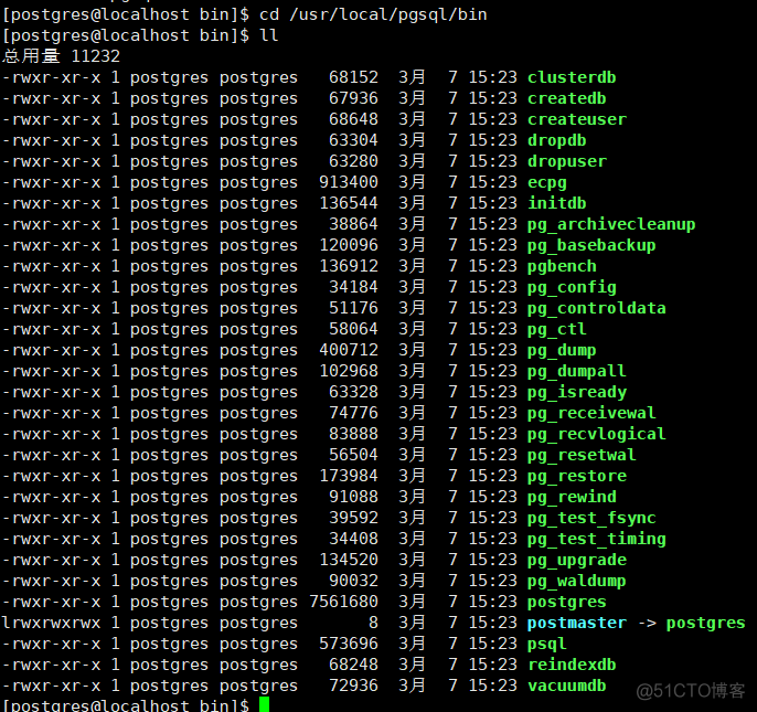 银河麒麟v10 sp1 安装 PostgreSQL 11.16_sql_22