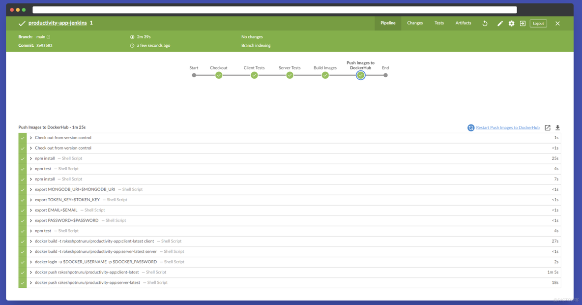 实践：基于Azure部署Jenkins服务并开发MERN应用的CI/CD构建管道_Docker_22